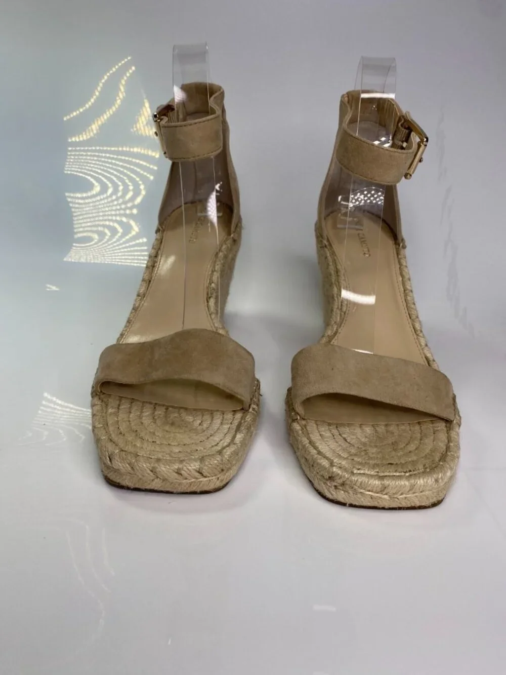 Vince Camuto Women's Meddrina Tortilla Espadrille Wedge Sandal sz 10